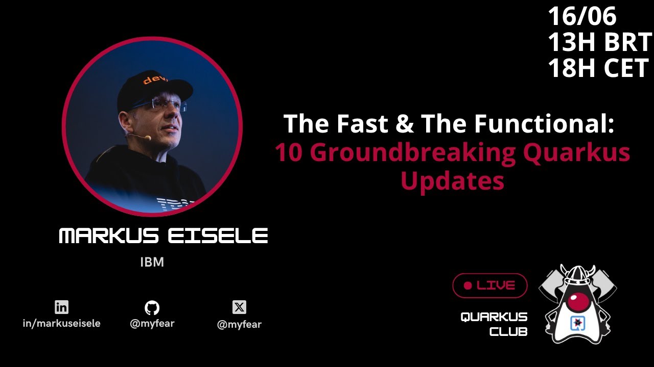 The Fast & The Functional: 10 Groundbreaking Quarkus Updates, by Markus Eisele